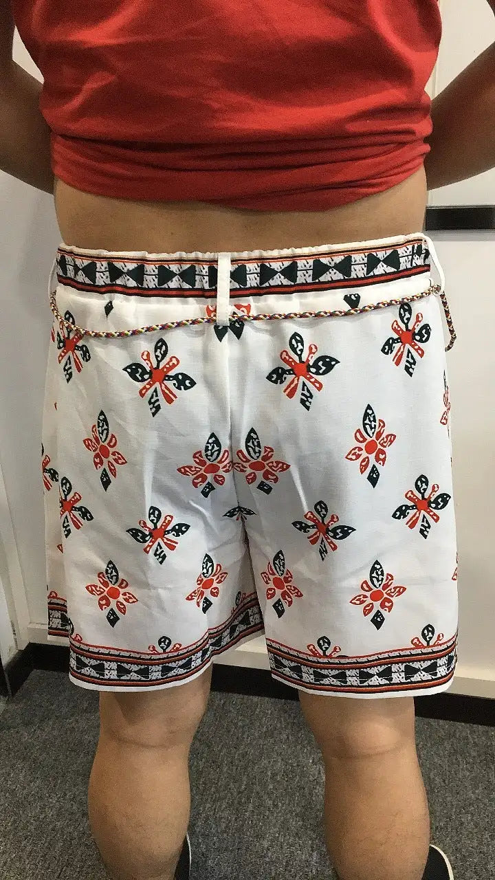 Summer Vintage Printed Casual Shorts