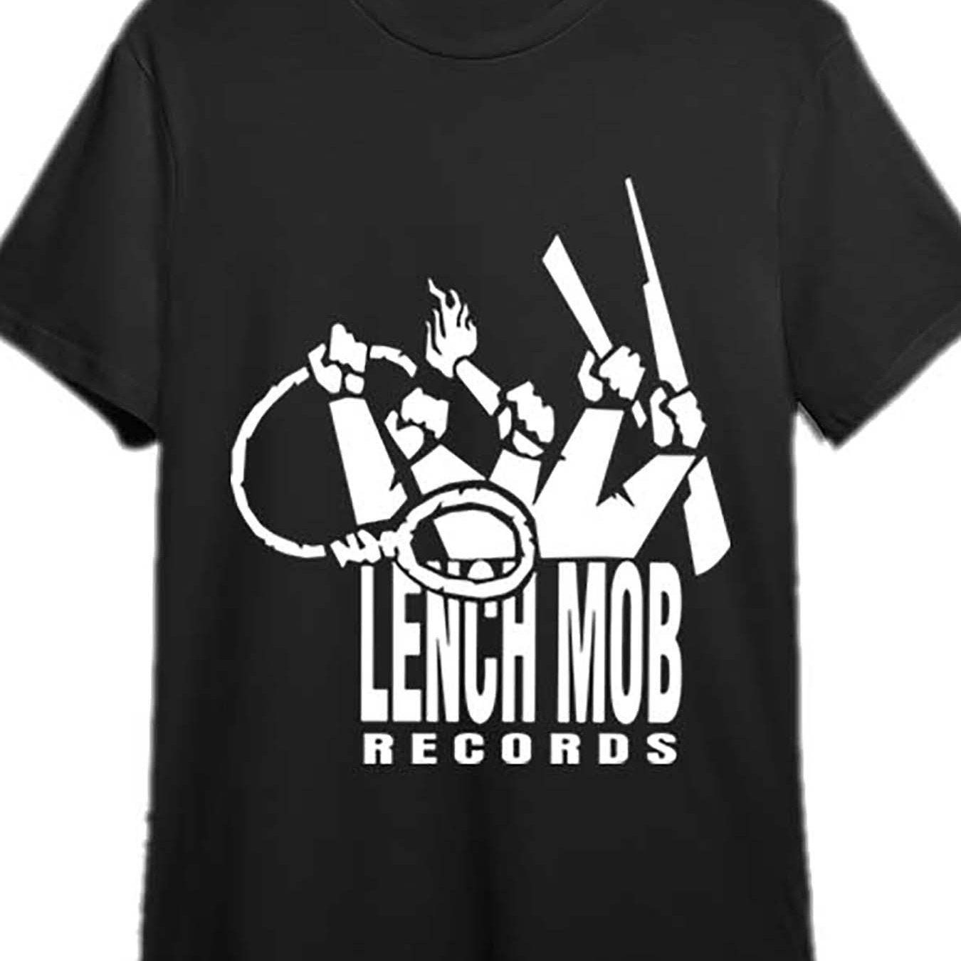 Lench Mob Classic T-Shirt – Men’s Short Sleeve Black Graphic Tee, Bold Urban Streetwear Statement - Premium  from Lizard Vigilante - Just $23.88! Shop now at Lizard Vigilante