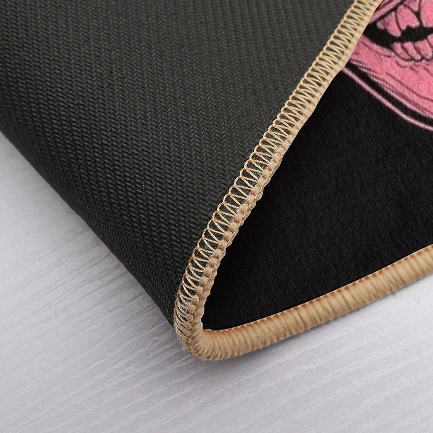 Pink Skull Ramen Brain Durable Bath Mat