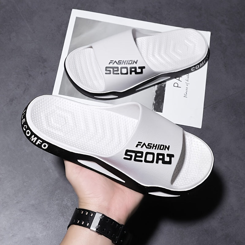 Men’s Sport Slides: Casual Non-Slip Odor-Resistant Slippers for Indoor and Outdoor - Premium slides from dsers - Just $22.88! Shop now at Lizard Vigilante