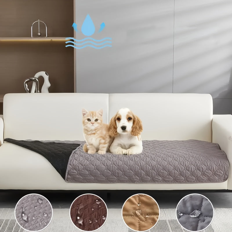 1pc Waterproof Pet Bed Cover, Waterproof Dog Bed Mattress, Urine Proof And Dog And Cat Sleeping Blanket Sofa Pad, Machine Washable