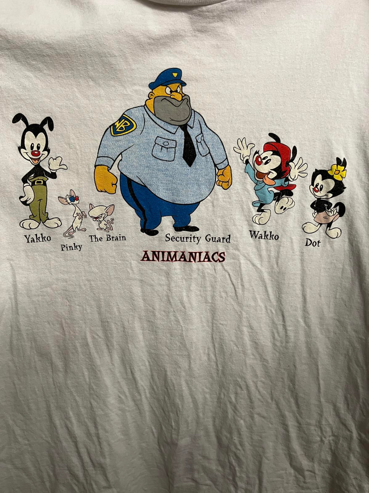 VTG Animaniacs TV Show T-shirt 1993 Promo Cast Tee - L