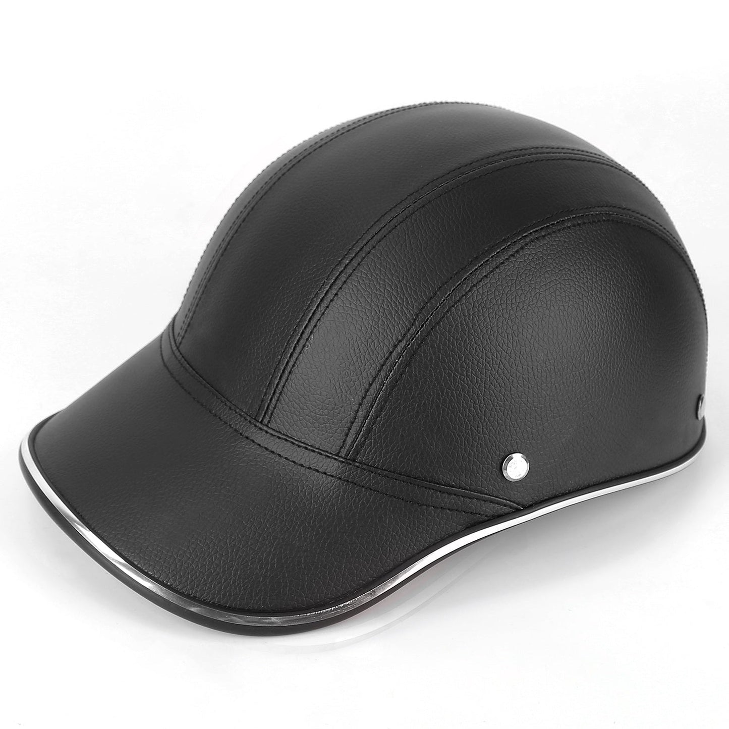1Pc Safety Bicycle Helmet Adjustable Windproof Bike Helmet Sunshade Baseball Cap Anti-UV Cycling Motorcycle Hat Leather Helmet