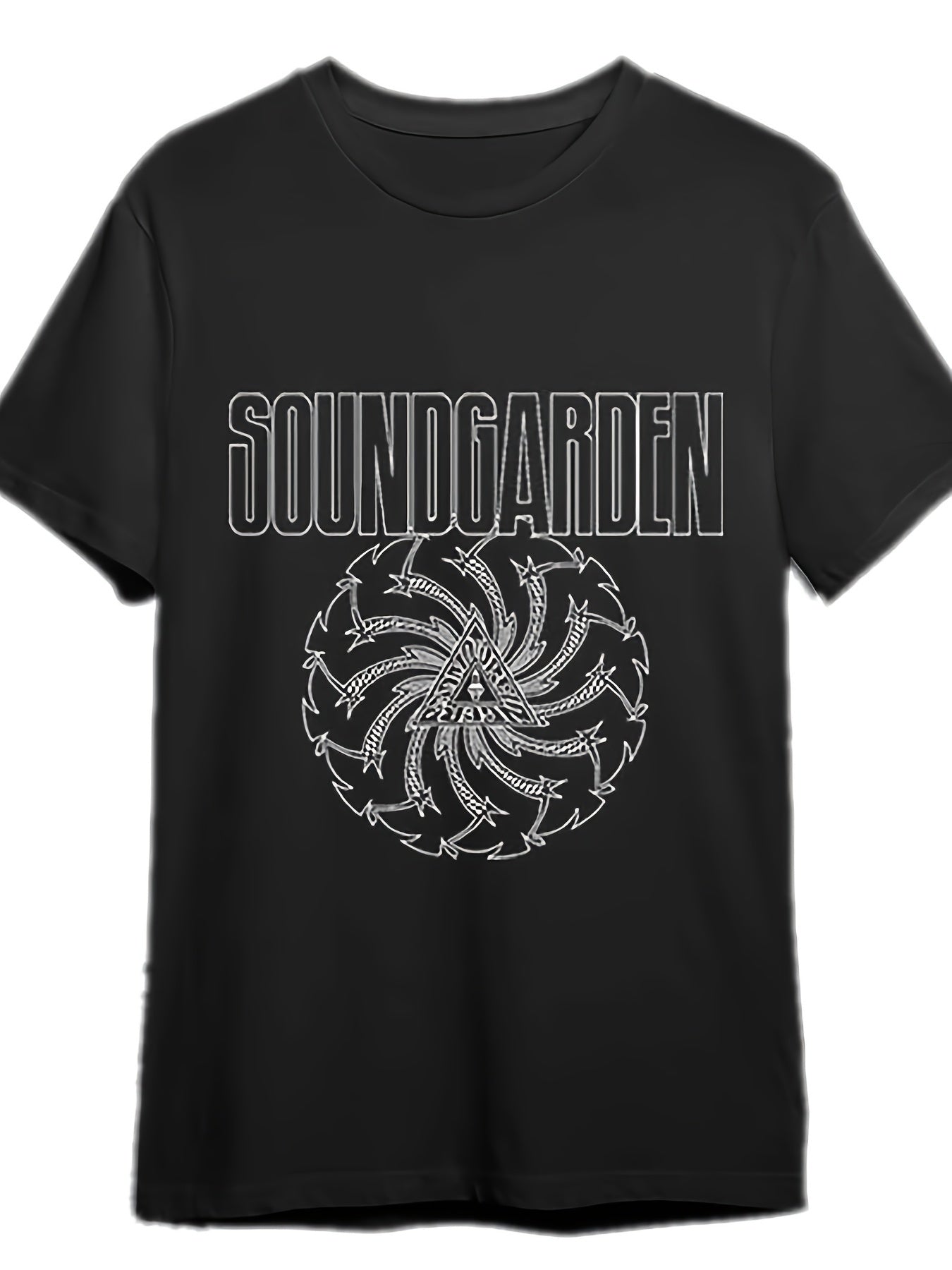 Authentic Soundgarden Badmotorfinger Rock Band Graphic Tee - Official Chris Cornell Merchandise - Short Sleeve, Black, Funny Men's T-Shirt Collection - 339282 - Premium  from Lizard Vigilante - Just $21.99! Shop now at Lizard Vigilante