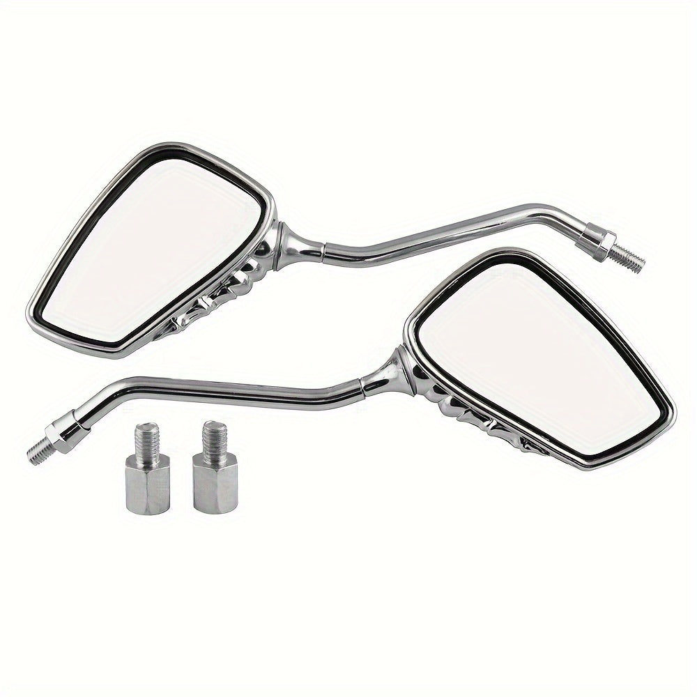 Skeleton Hand Motorcycle Rearview Side Mirrors - Custom Fit for Bobber, Touring, Dirt Bikes, and More, Universal 8mm/10mm Mount - Premium motorcycle mirrors from Lizard Vigilante - Just $33.88! Shop now at Lizard Vigilante