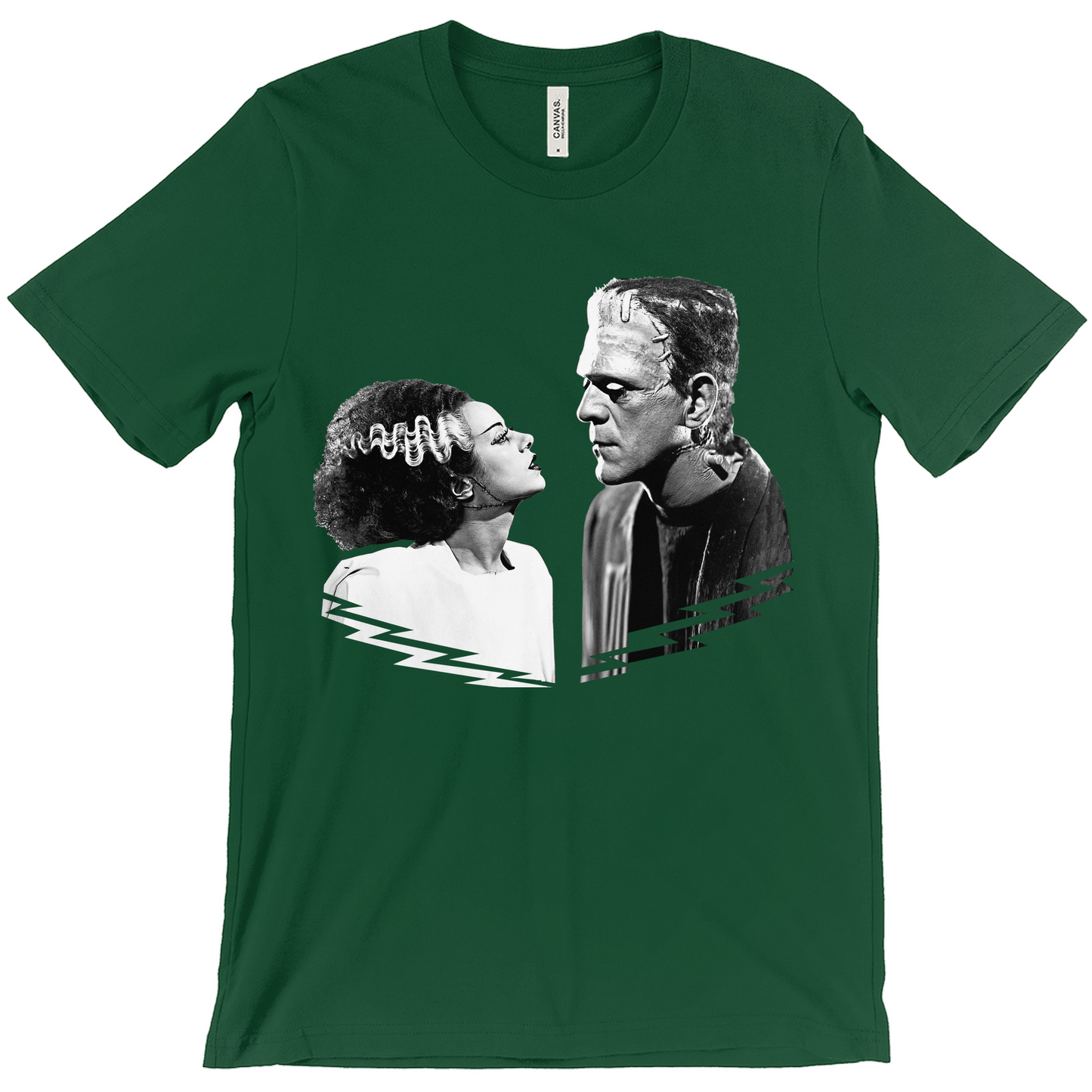 Frankenstein Couple - Classic Monster Tee
