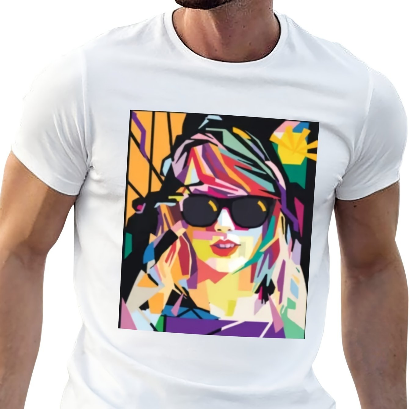 Vintage Taylor Swift Era Tour Men's Casual Short Sleeve T-Shirt – Boho Concert Apparel - Premium  from Lizard Vigilante - Just $26.99! Shop now at Lizard Vigilante