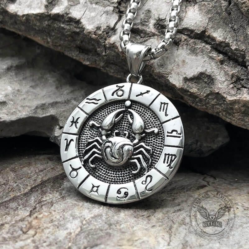 Cancer Stainless Steel Pendant