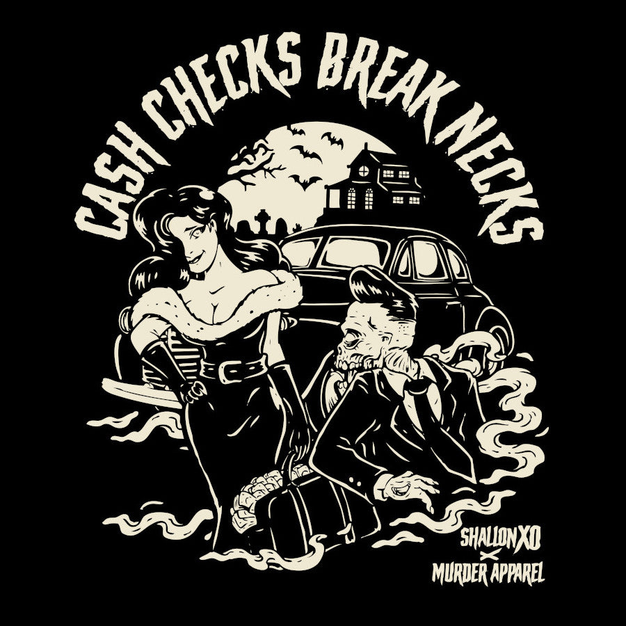 Cash Checks Break Necks T-Shirt