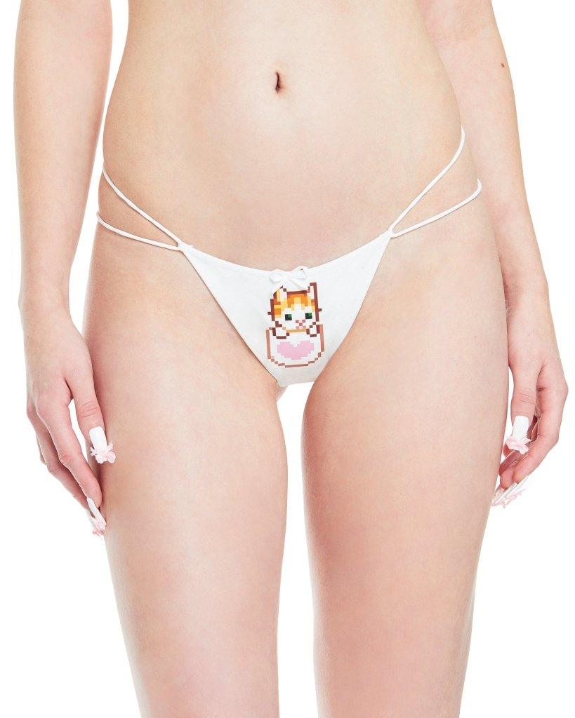 CNS x DOLLZ 2000 Kitten Tea G-String