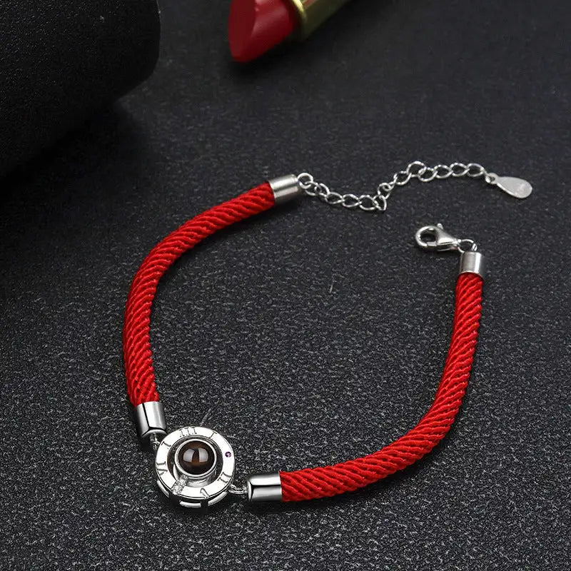 925 Sterling Silver Projection Corn Knot Tibetan Bracelet
