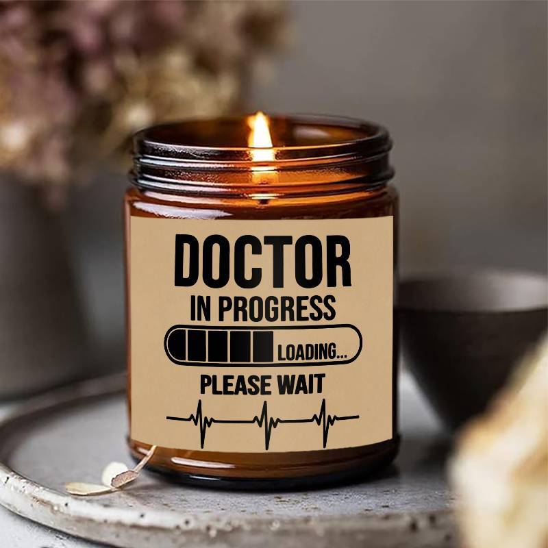 One Lavender Scented Candle, 5.3 Ounces, Made from Soybean Wax. A Great Gift Idea for Doctors, Physicians, And Medical Professionals, Suitable for Both Men And Women, As Well As And . Perfect for Birthdays, Christmas, Thanksg