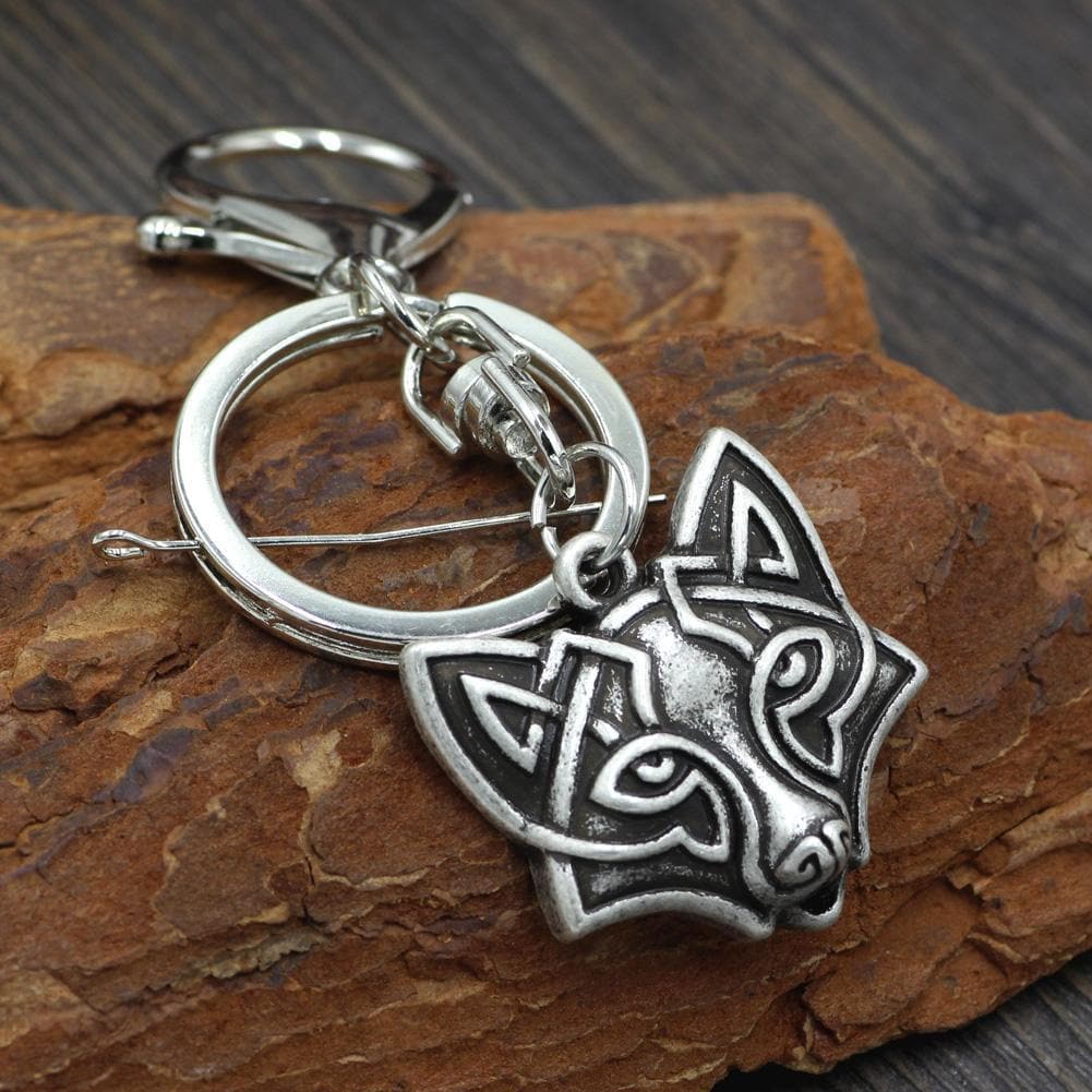 Celtic Fox Key Chain