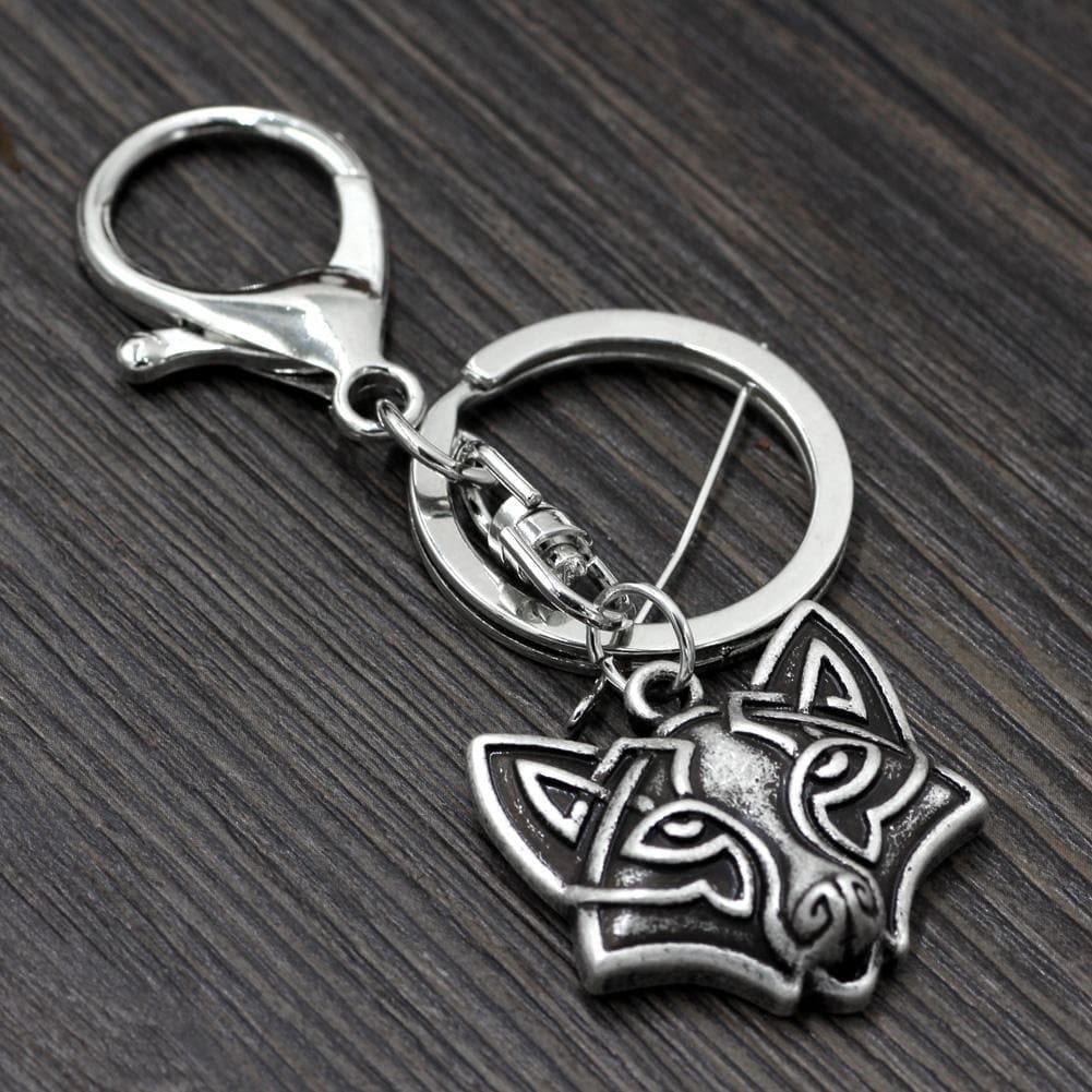 Celtic Fox Key Chain