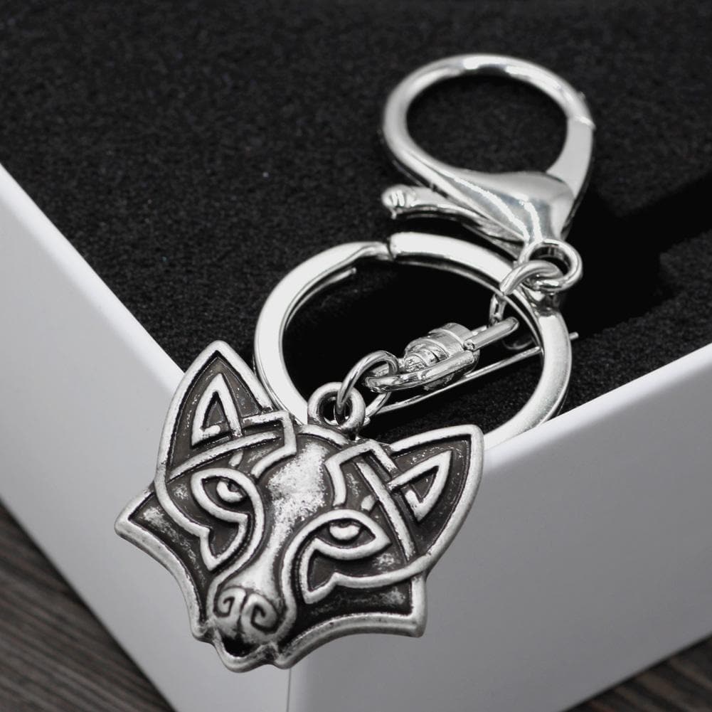 Celtic Fox Key Chain