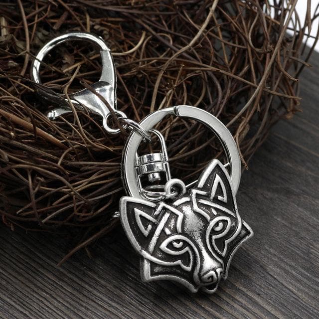 Celtic Fox Key Chain