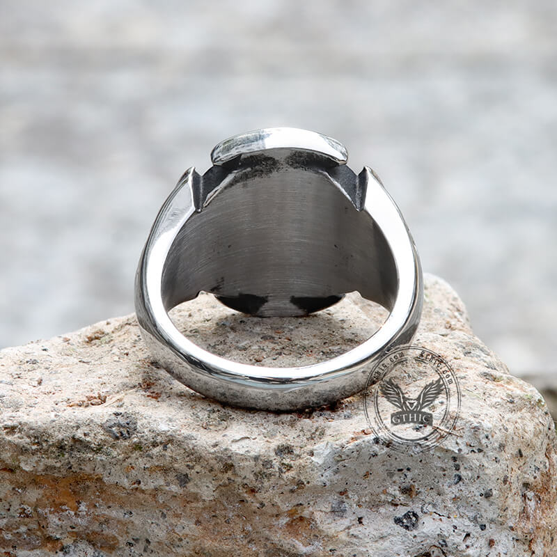 Celtic Knot Knights Templar Stainless Steel Viking Ring