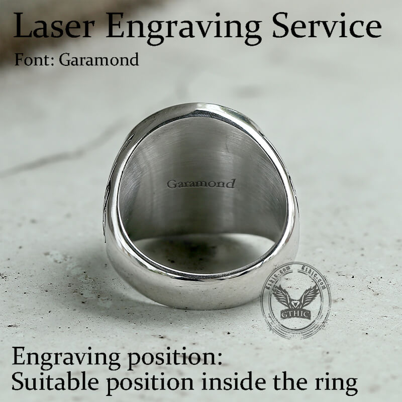 Celtic Knot Tree of Life Stainless Steel Viking Ring