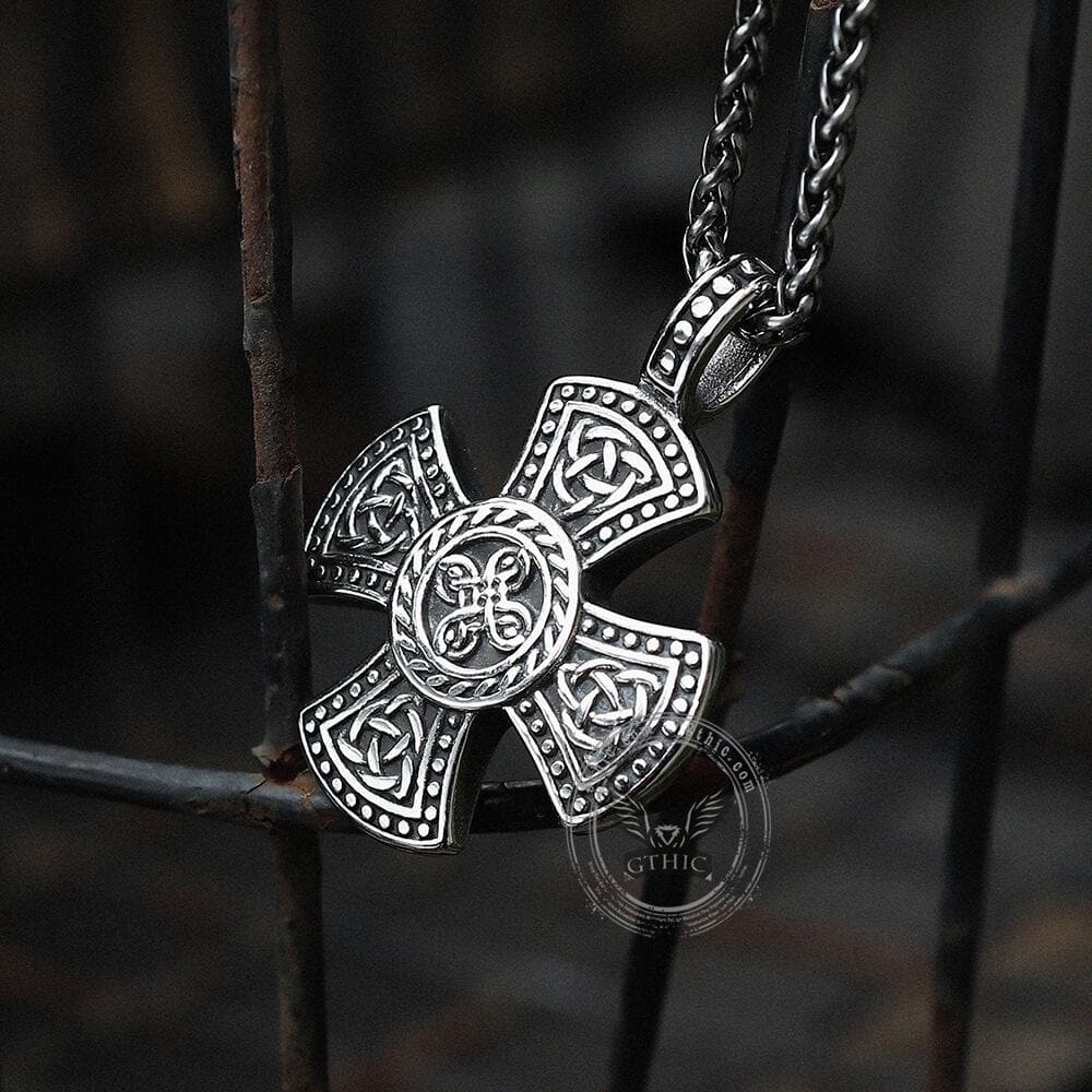 Celtic Knots Stainless Steel Viking Pendant