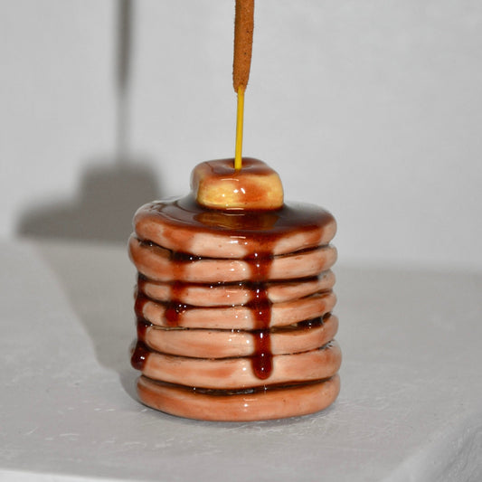 PANCAKE STACK INCENSE HOLDER