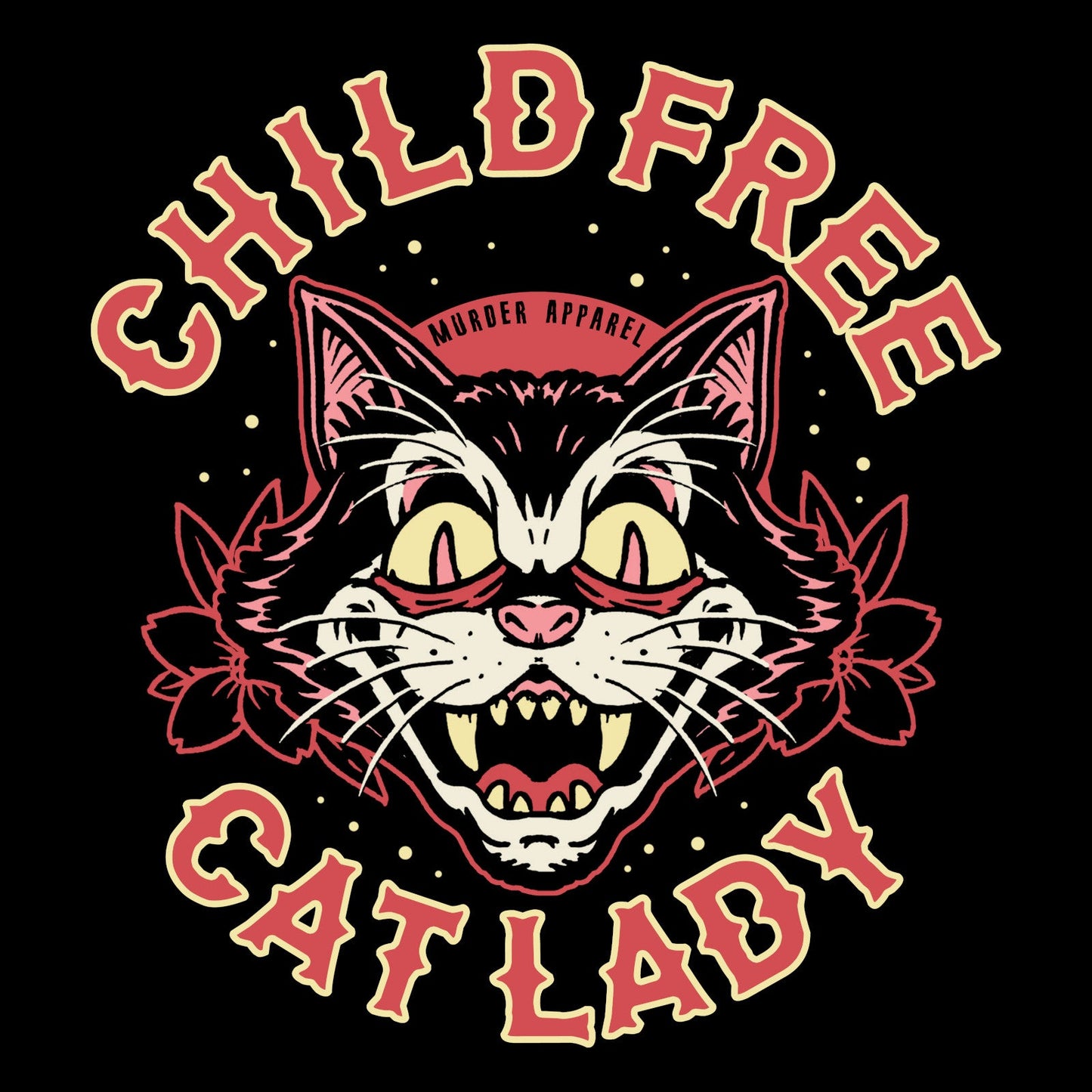 Childfree Cat Lady T-shirt