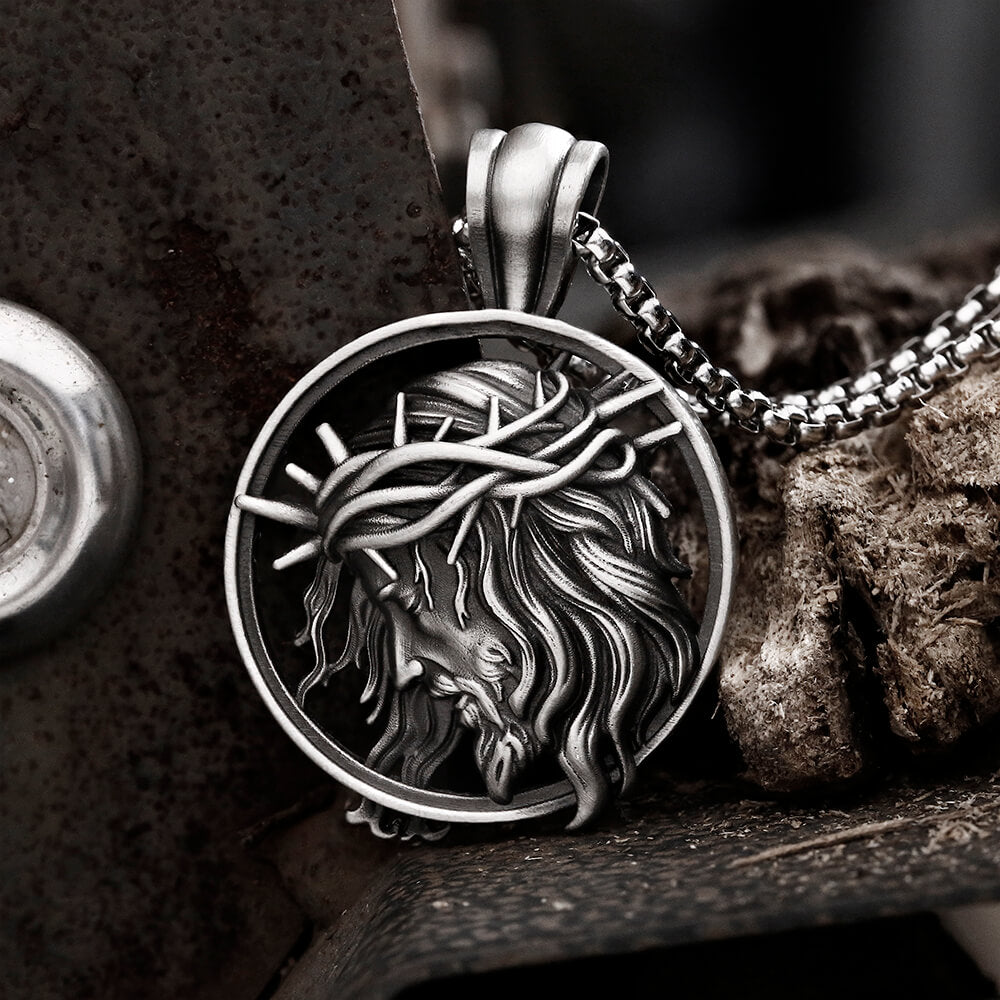 Christ Jesus Pure Tin Necklace