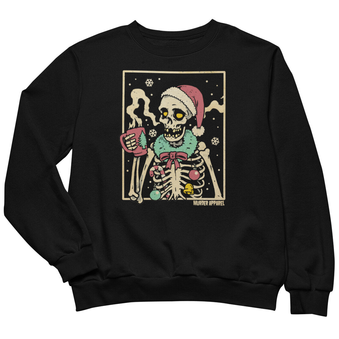 Christmas Coffee Skeleton Sweatshirt