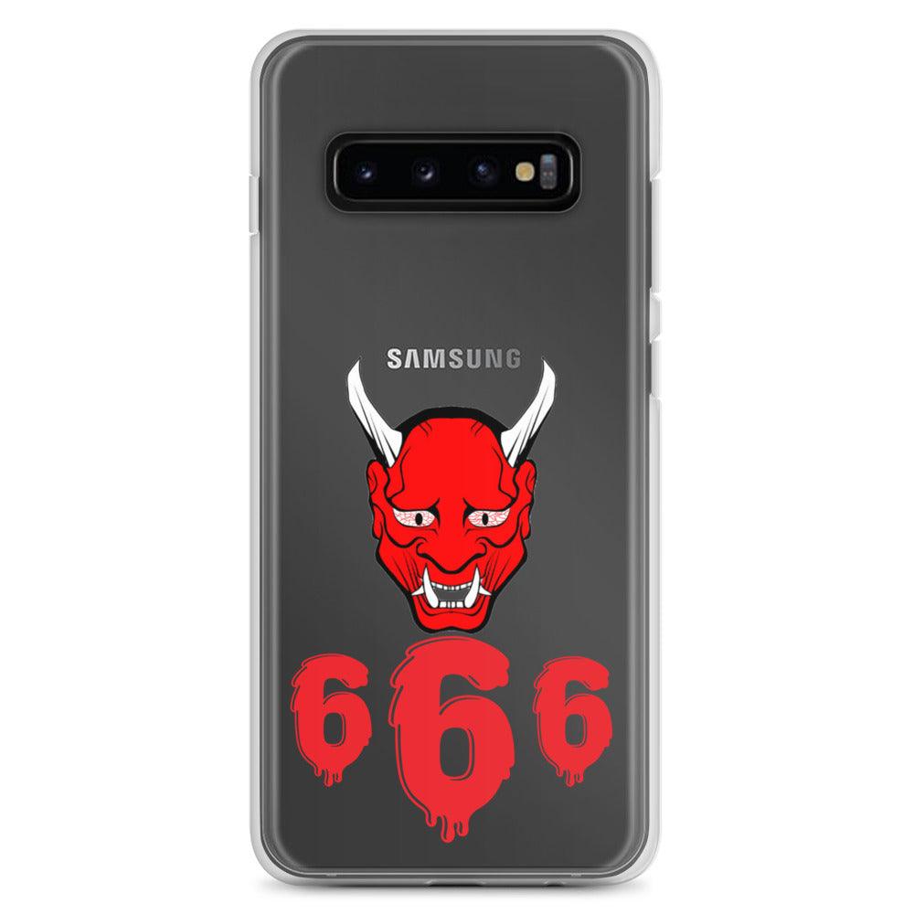 Lord Satan With Melting 666s Clear Case for Samsung® - Lizard Vigilante