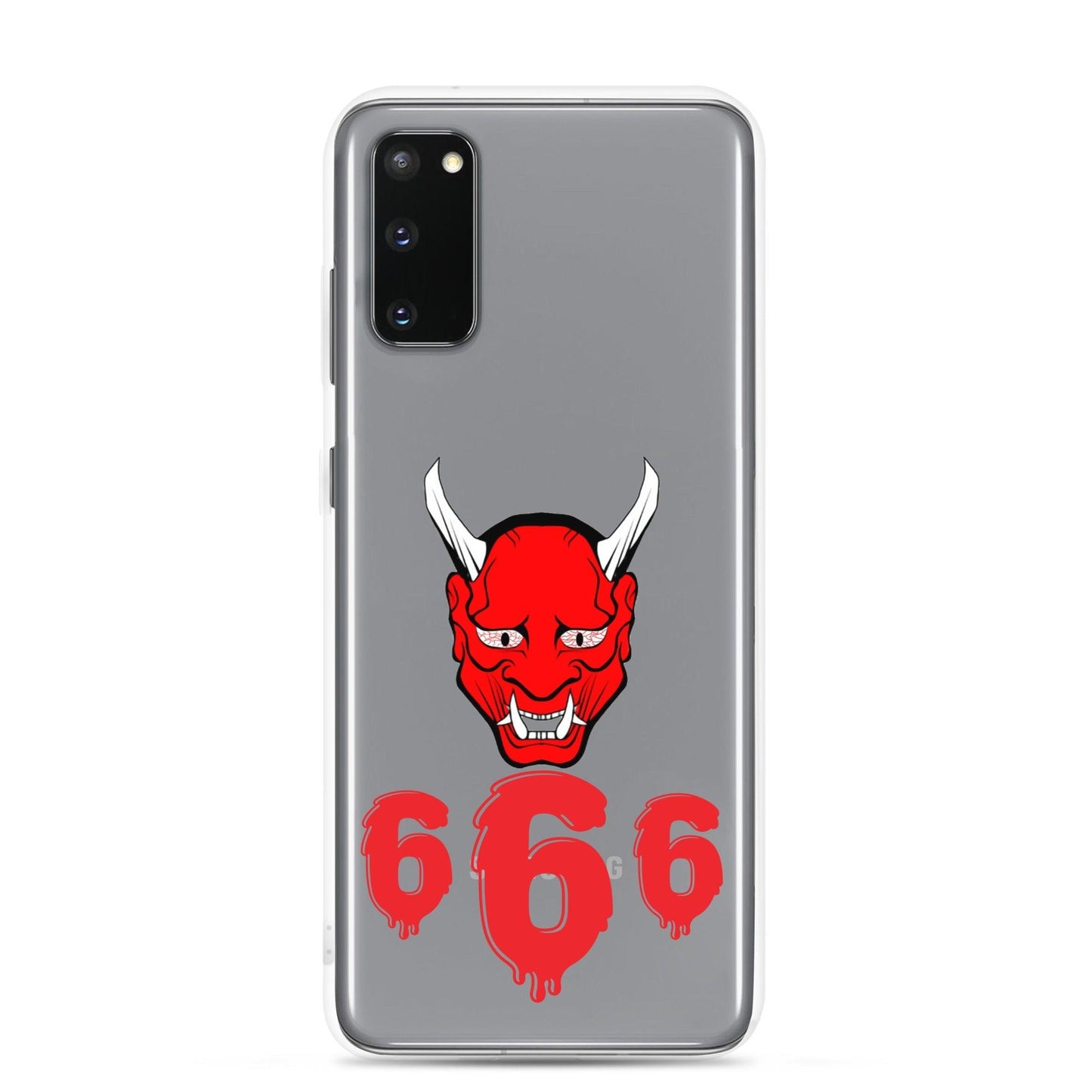 Lord Satan With Melting 666s Clear Case for Samsung® - Lizard Vigilante