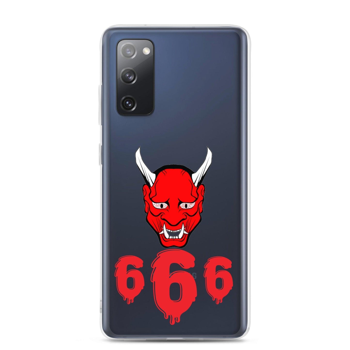 Lord Satan With Melting 666s Clear Case for Samsung® - Lizard Vigilante