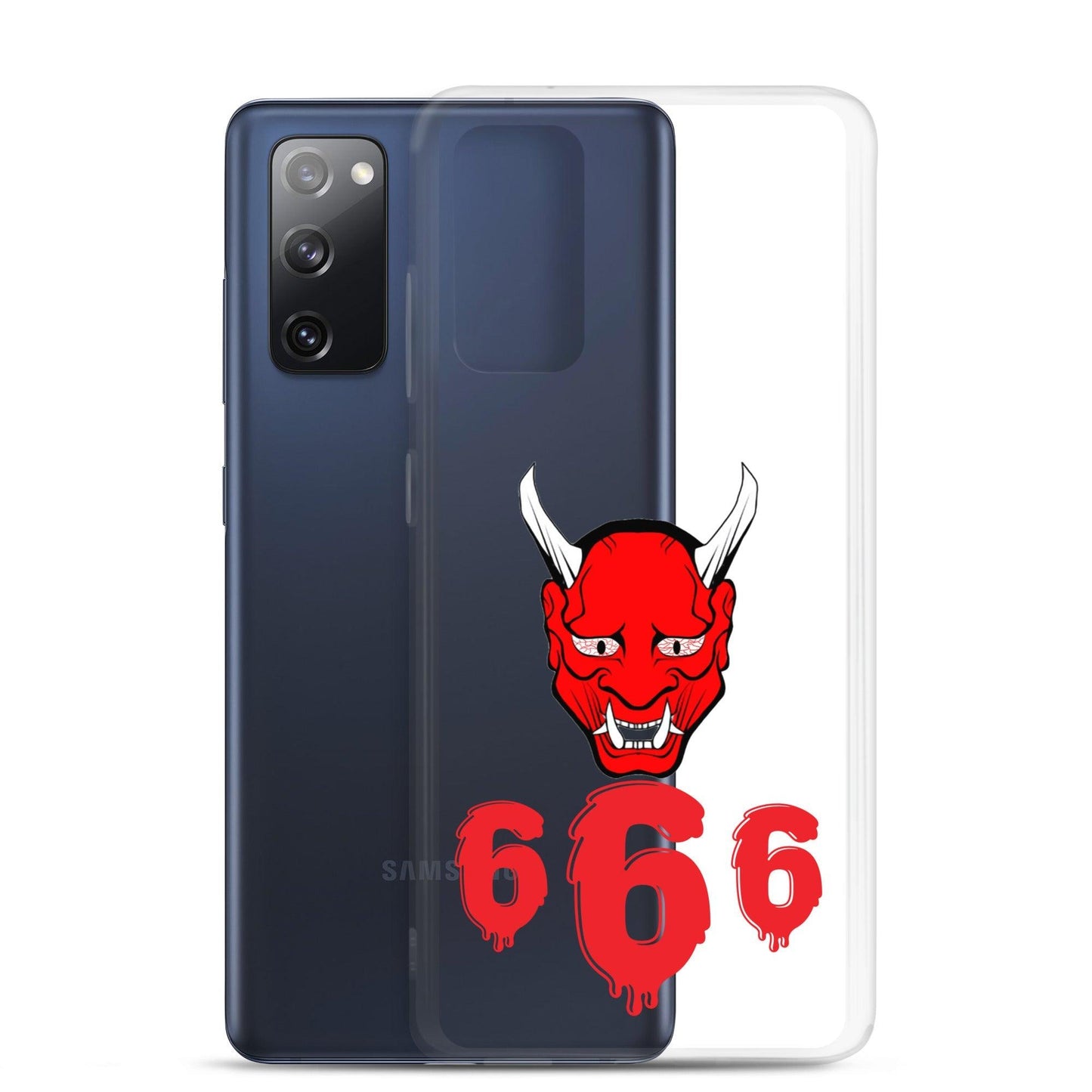 Lord Satan With Melting 666s Clear Case for Samsung® - Lizard Vigilante