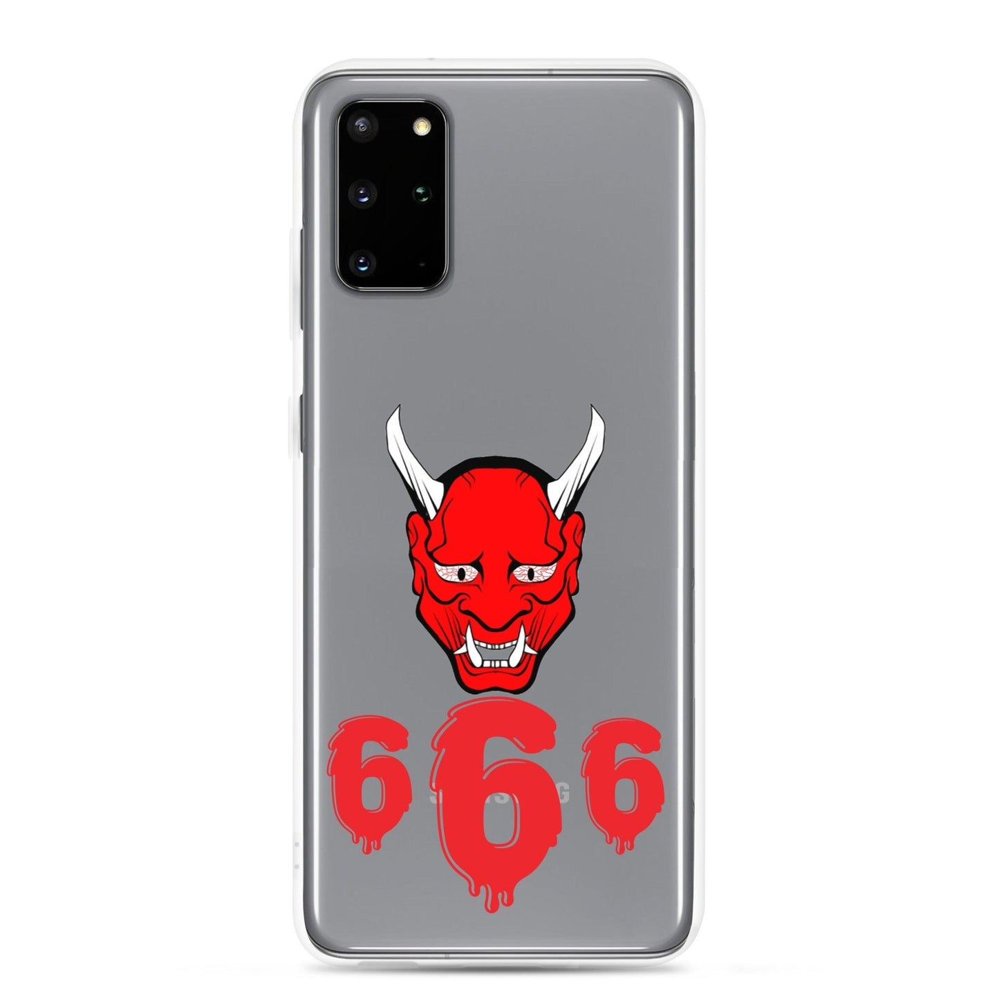 Lord Satan With Melting 666s Clear Case for Samsung® - Lizard Vigilante