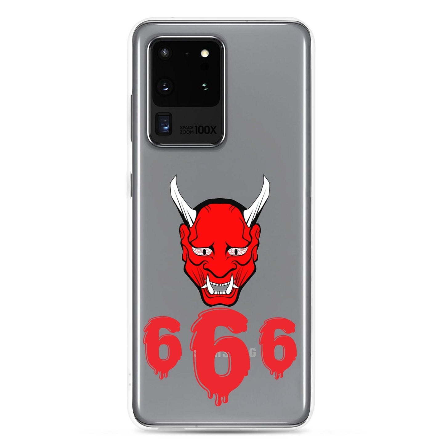 Lord Satan With Melting 666s Clear Case for Samsung® - Lizard Vigilante