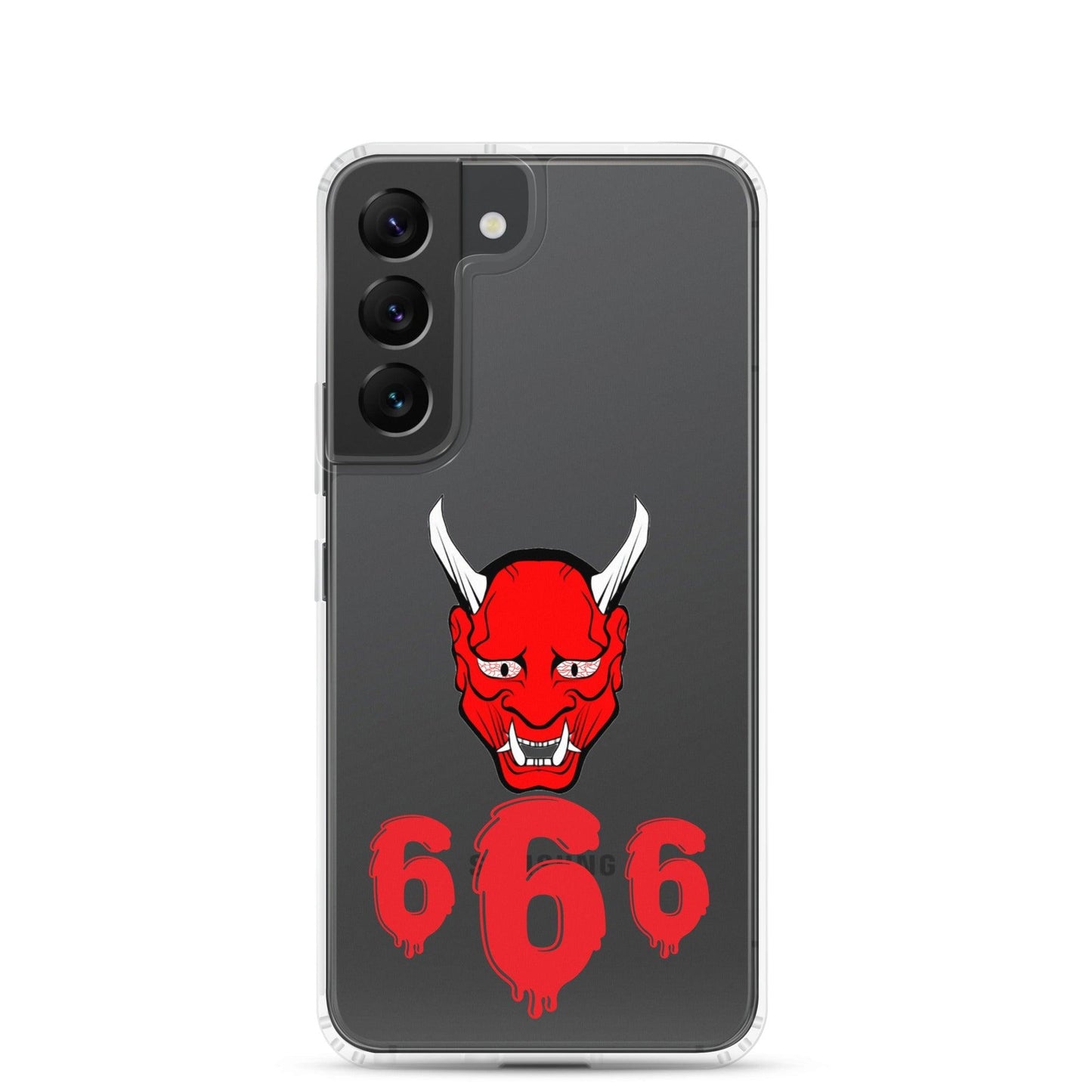 Lord Satan With Melting 666s Clear Case for Samsung® - Lizard Vigilante