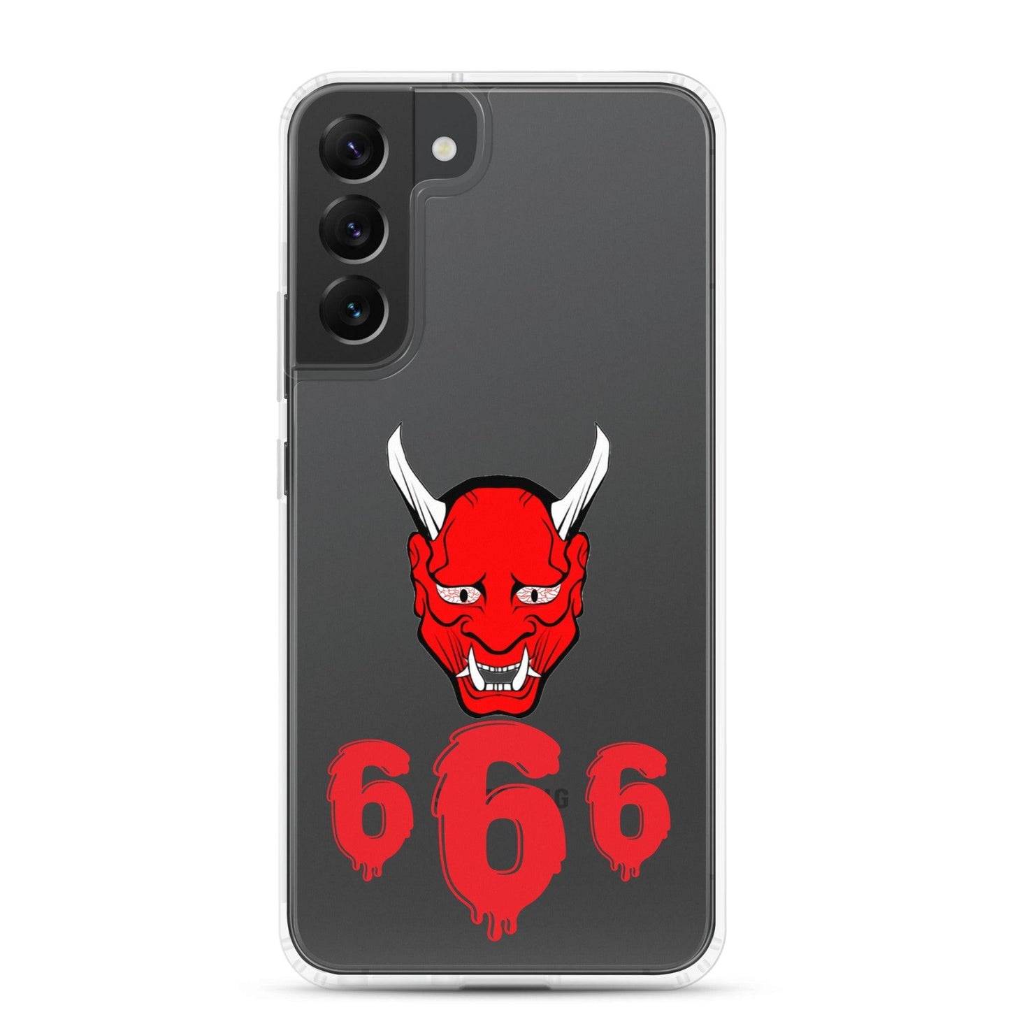 Lord Satan With Melting 666s Clear Case for Samsung® - Lizard Vigilante