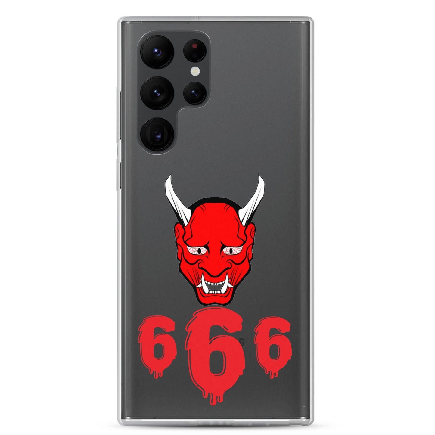 Lord Satan With Melting 666s Clear Case for Samsung® - Lizard Vigilante