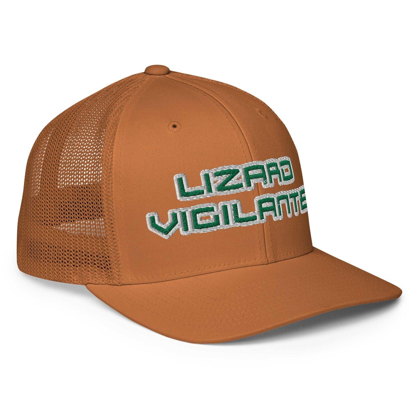 Lizard Vigilante Mesh Back Trucker Cap - Lizard Vigilante