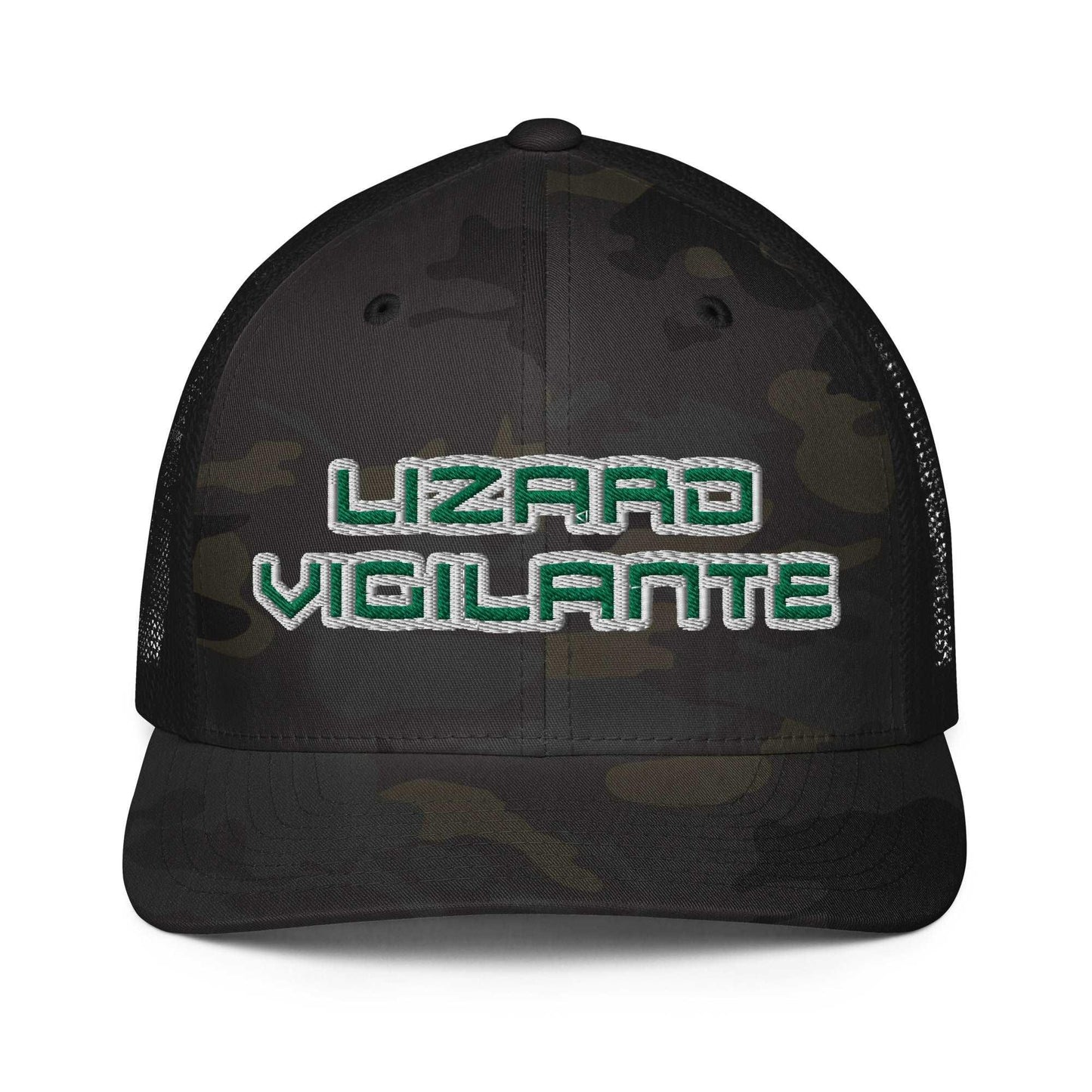 Lizard Vigilante Mesh Back Trucker Cap - Lizard Vigilante