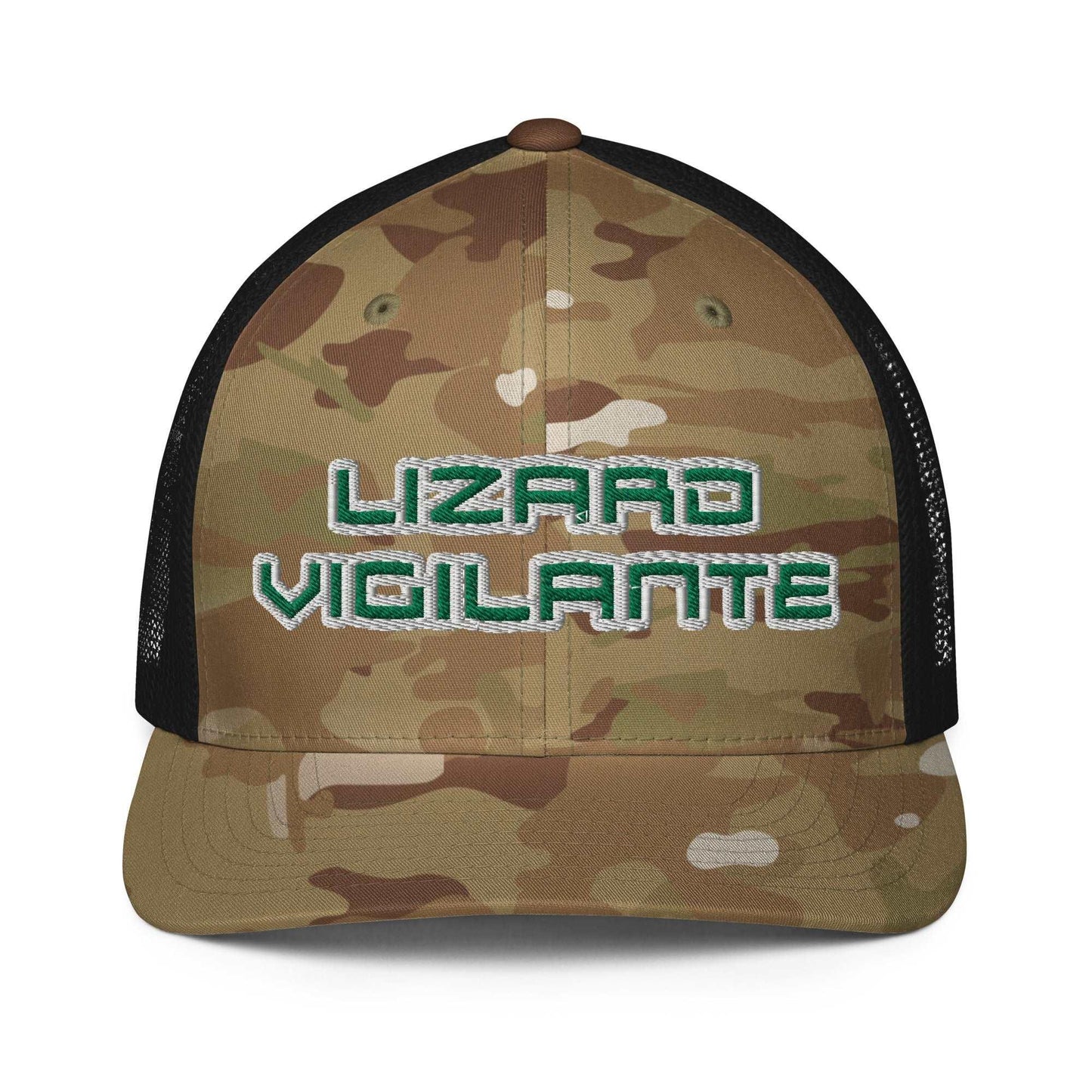 Lizard Vigilante Mesh Back Trucker Cap - Lizard Vigilante