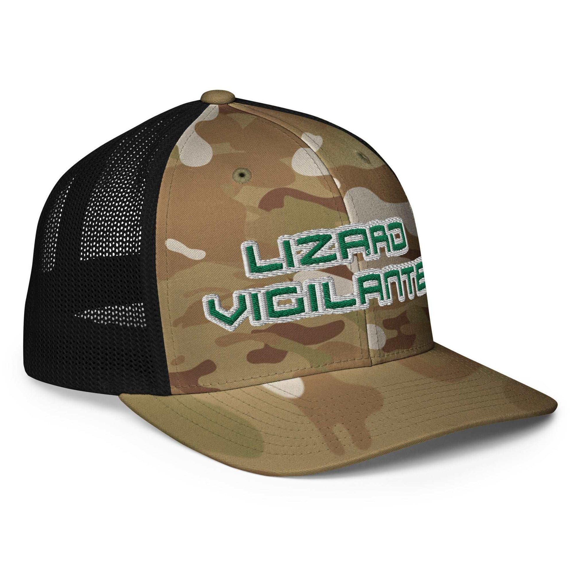 Lizard Vigilante Mesh Back Trucker Cap - Lizard Vigilante