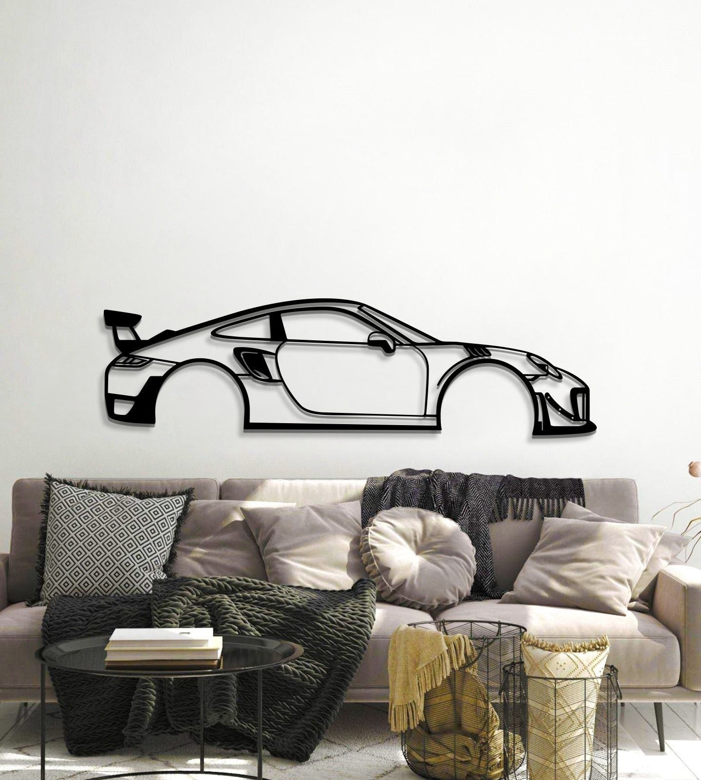 911 GT2 RS Metal Car Wall Art  - MT0646