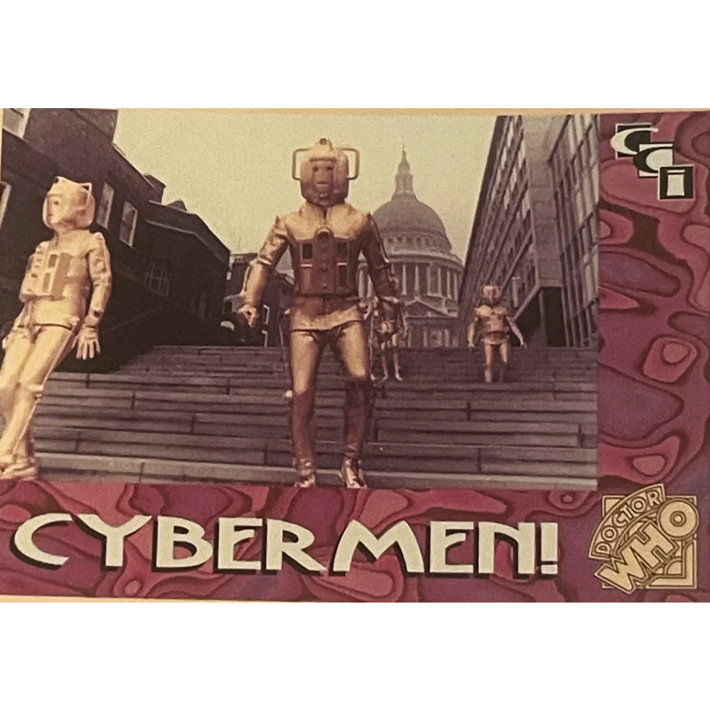 Combo 1990s Doctor Who Cybermen Trading Cards Unleashed