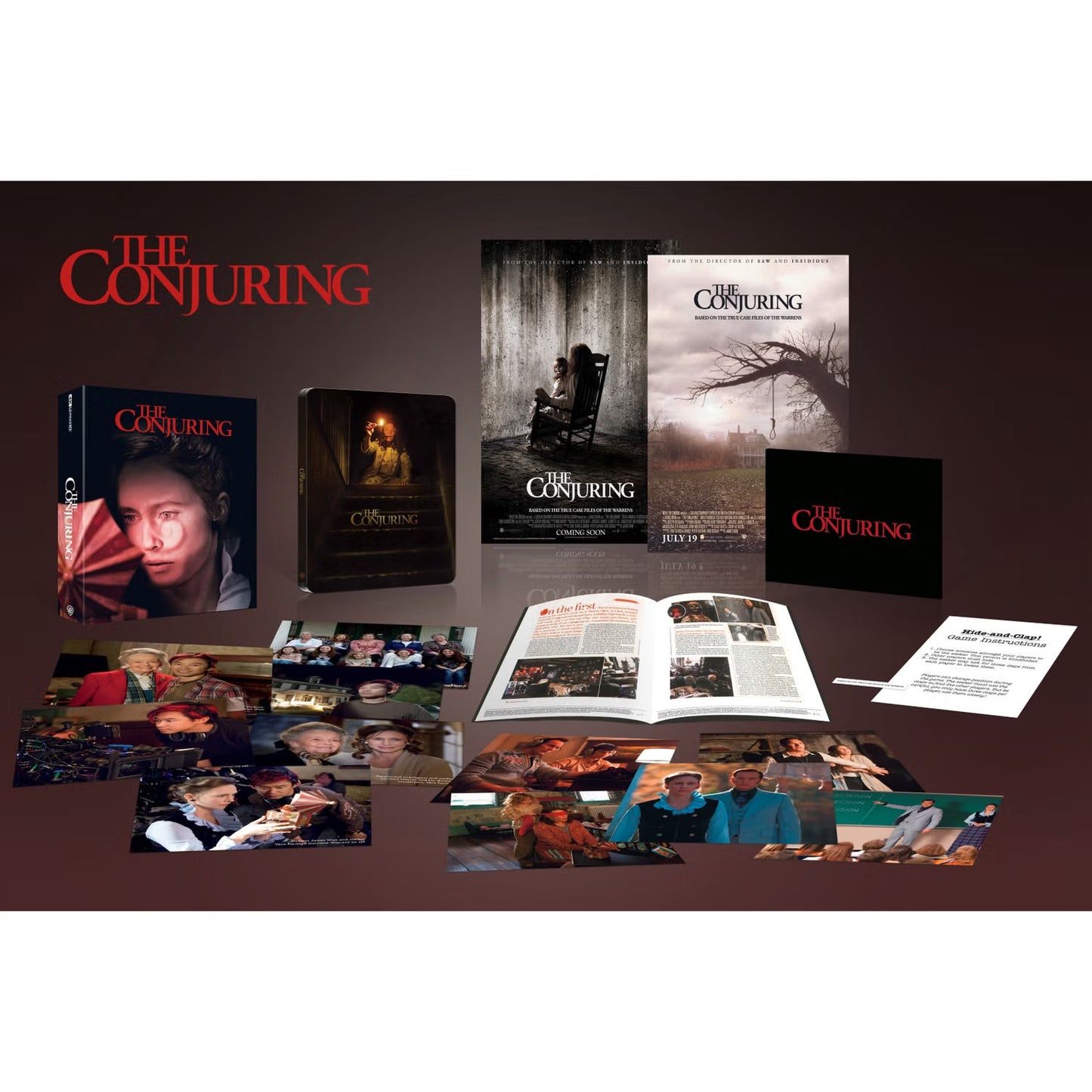 The Conjuring Steelbook - Collector's Edition (4K Ultra HD + Blu-ray)