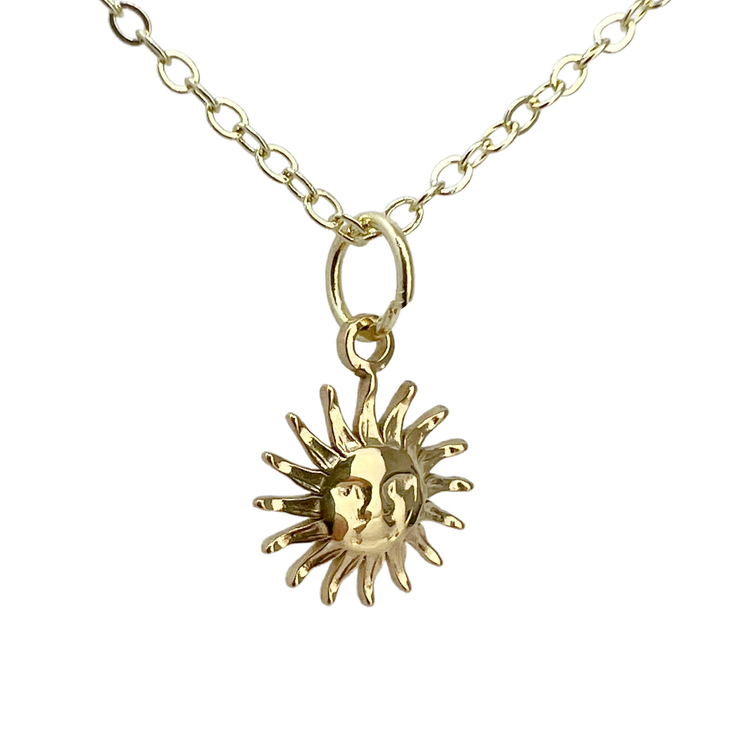 Happy sun necklace