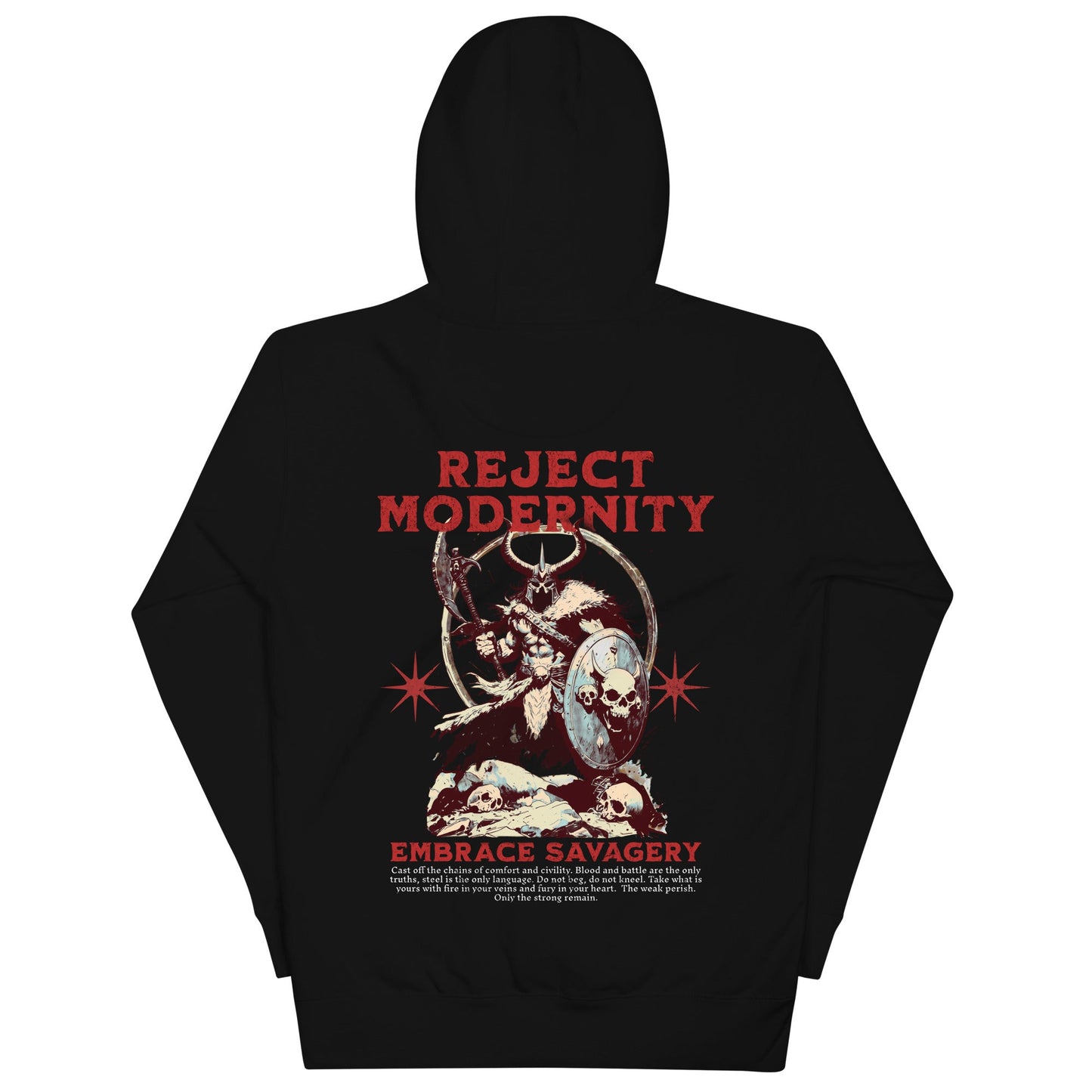 Embrace Savagery - Barbarian Hoodie