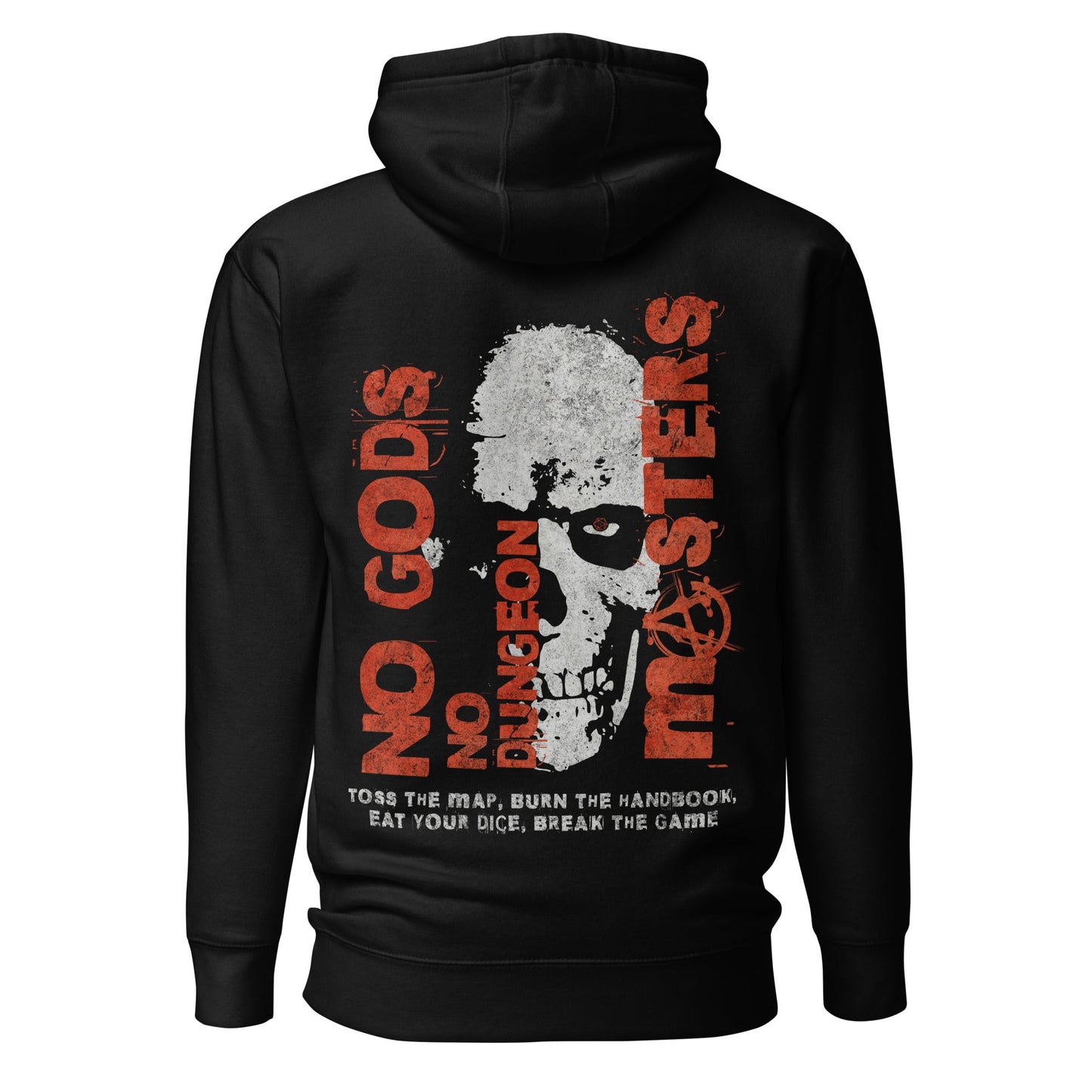 No Gods No Dungeon Masters - Anarcho-Dungeonism Hoodie