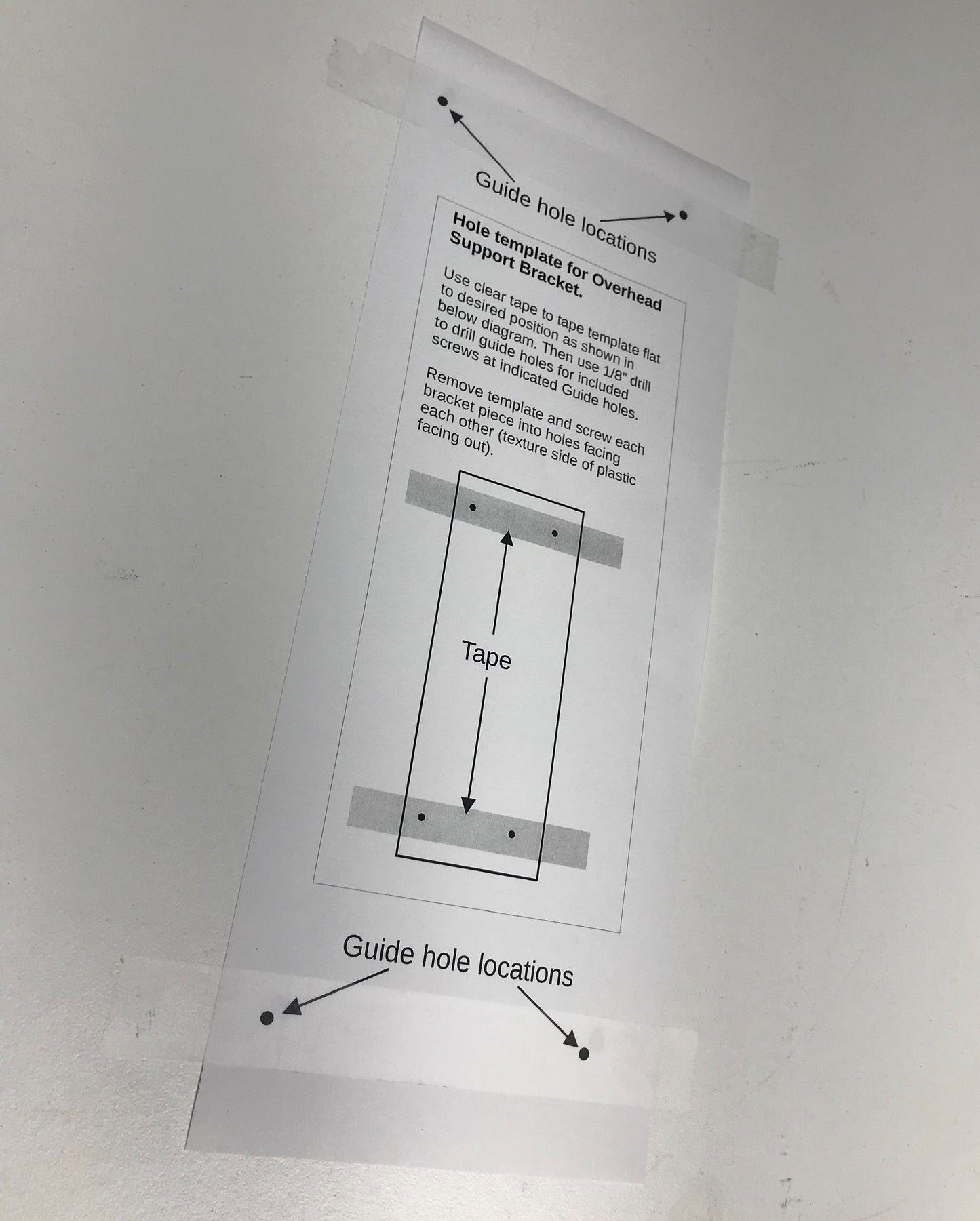 Overhead Mounting Bracket