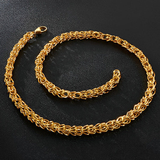 Crown Chain Stainless Steel Necklace