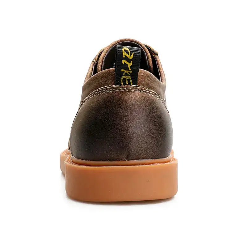 Brogue Men's Shoes, British Style Wingtip Shoes