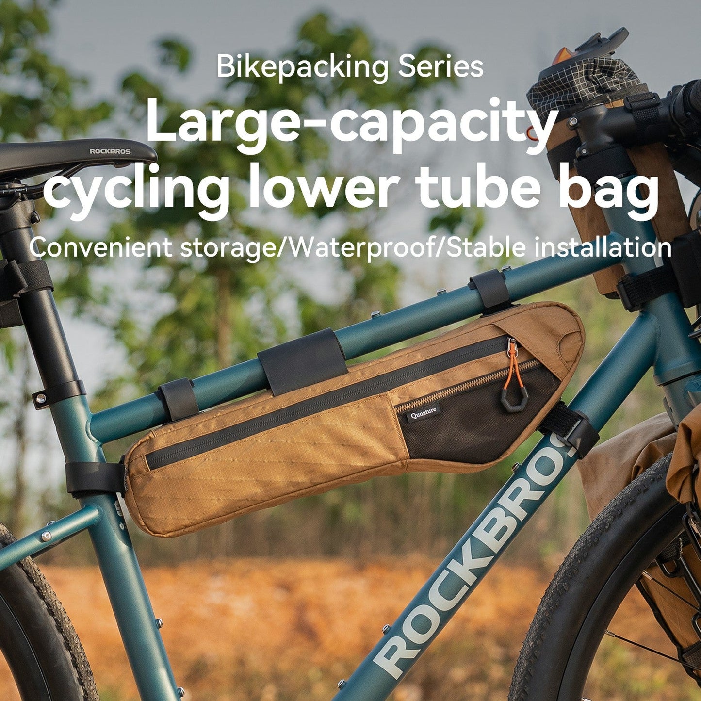 Qunature Bikepacking Bicycle Frame Bag